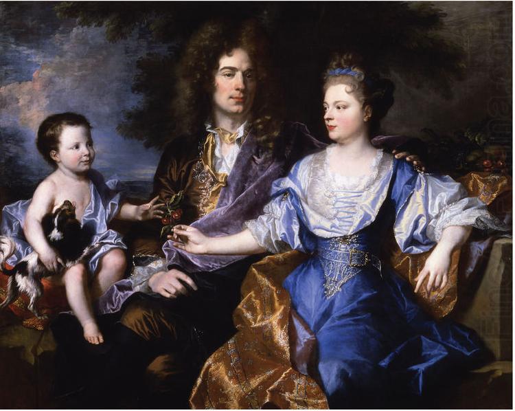 Hyacinthe Rigaud Portrait de la famille Leonard china oil painting image